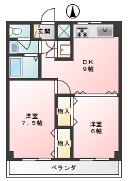 パーシモン西嶺の間取り