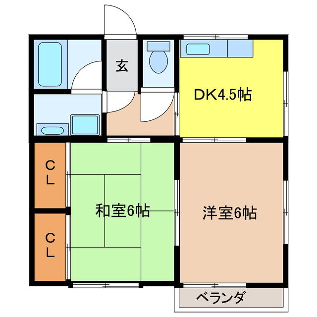 ピュア浅野の間取り