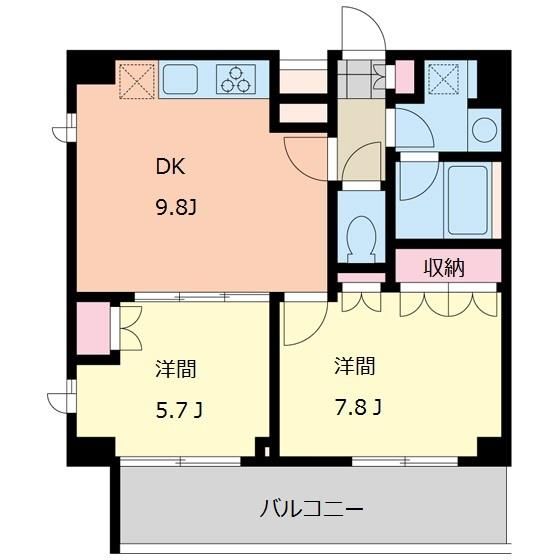 エスティメゾン千石の間取り