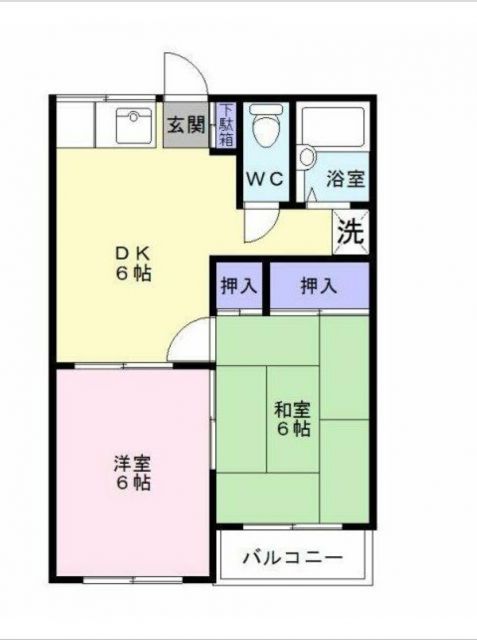 朝日マンションの間取り