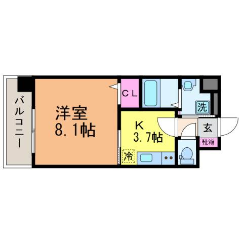 アステリア萱町の間取り