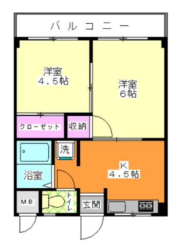 第二馬橋マンションの間取り