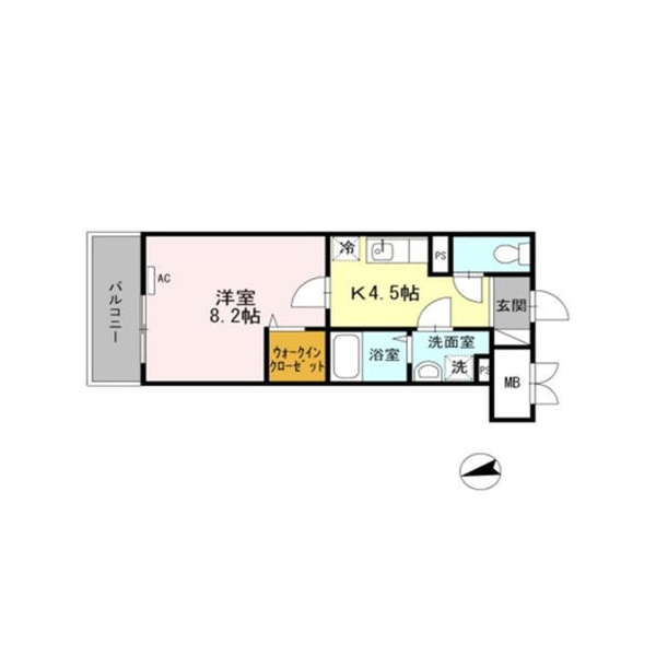 長崎市平和町のマンションの間取り