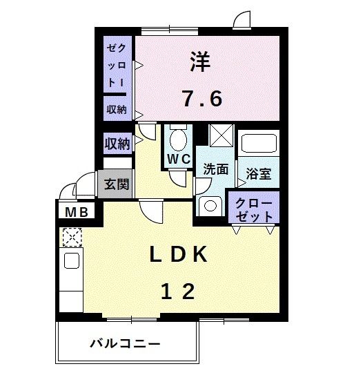 ベルシュラインの間取り