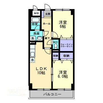 高そねマンションの間取り