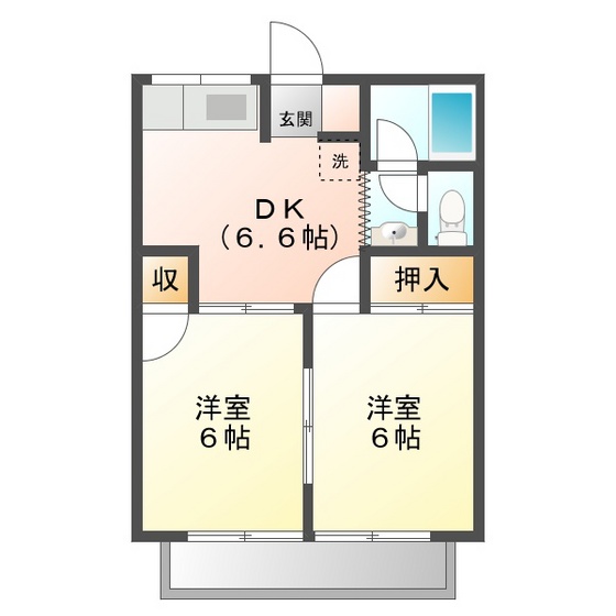 ロイヤルサワキの間取り