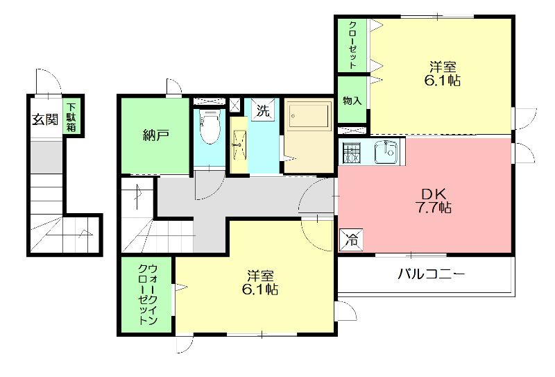 ラマージュVIの間取り