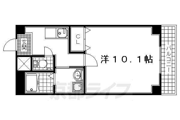 アンプルールフェールヴェルジュの間取り