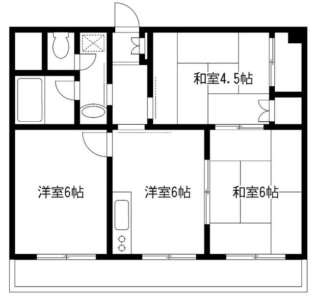 練馬区豊玉北のマンションの間取り