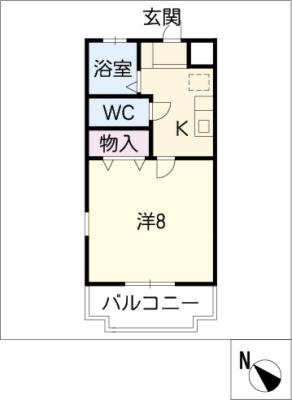 リトルアイランド３０３パートIIの間取り