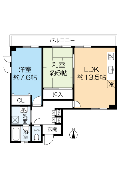 ソレイユ武庫の間取り