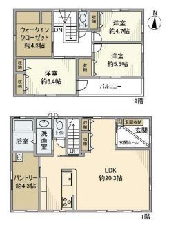 本郷台戸建の間取り