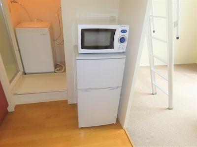 その他　電子レンジ、冷蔵庫完備