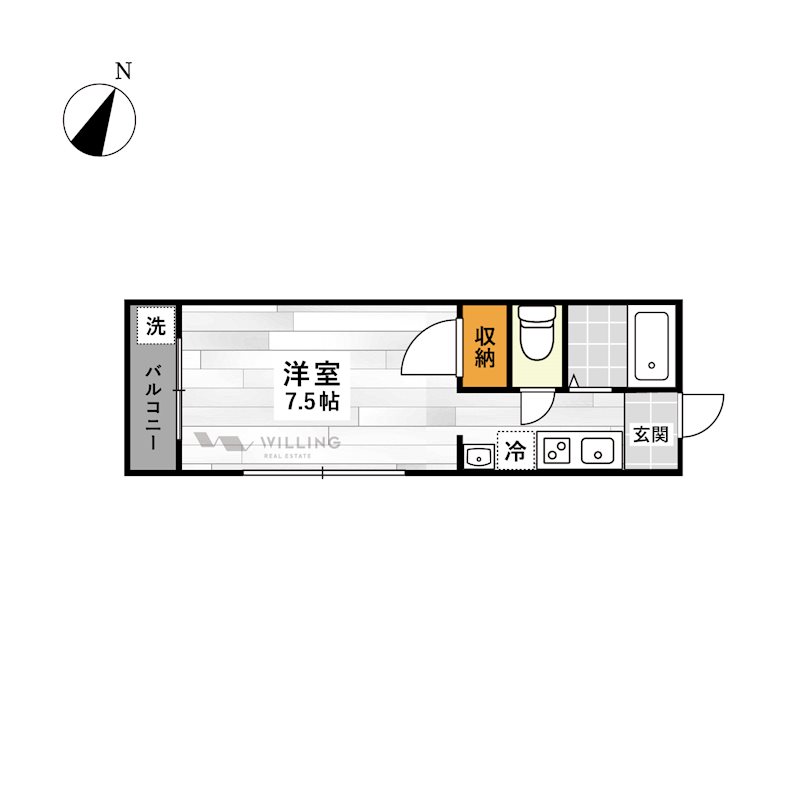 新大江パークハイツの間取り