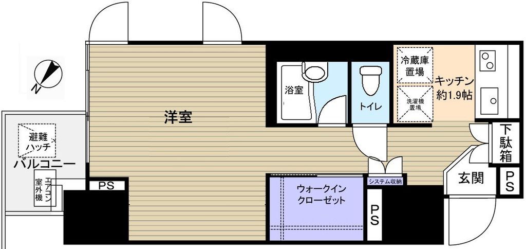 Ｄ’クラディア　イヴァン初台の間取り