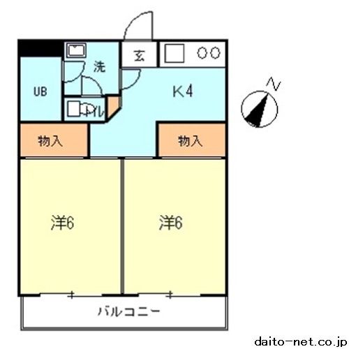 フォートクリオＭの間取り