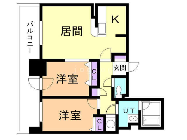 アルファタワー札幌南４条の間取り