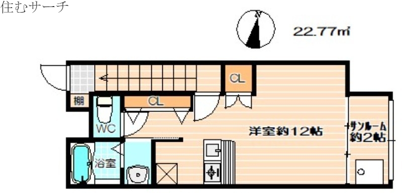 バスティード海山道の間取り