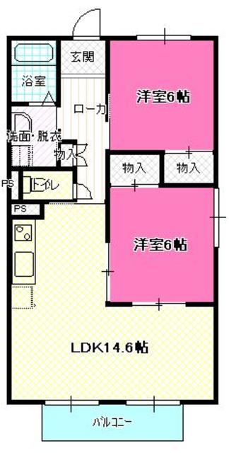 コーポマグノリアの間取り