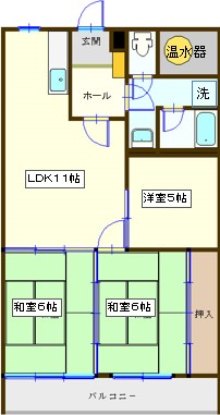 ライオンズマンション大和の間取り