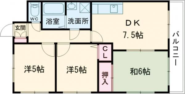 シティーコート西明石の間取り