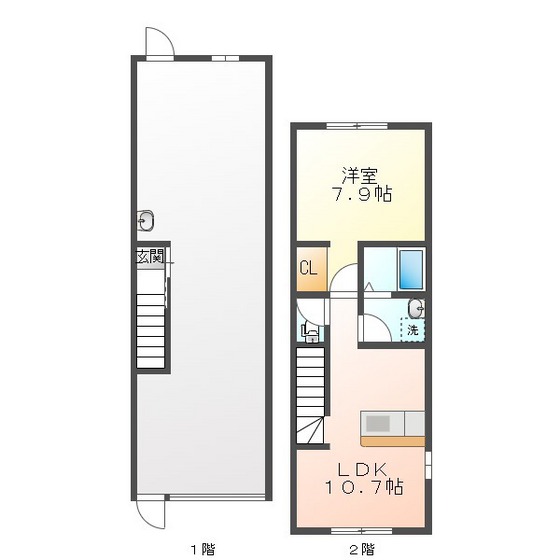 ＦＬＡＴ－３　ＳＵＺＵＫＡの間取り