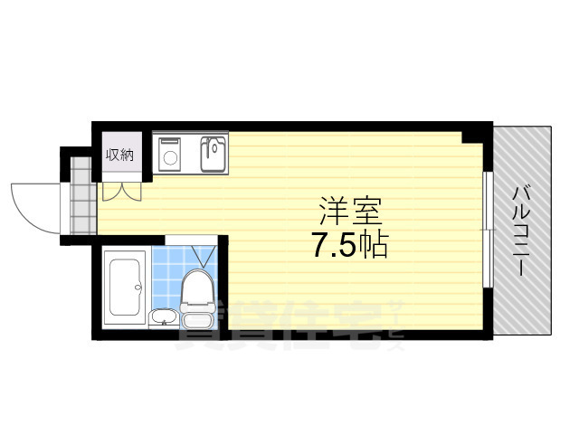 ベルメゾン南江口の間取り