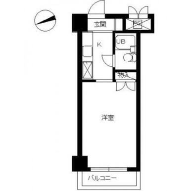 八王子市上野町のマンションの間取り