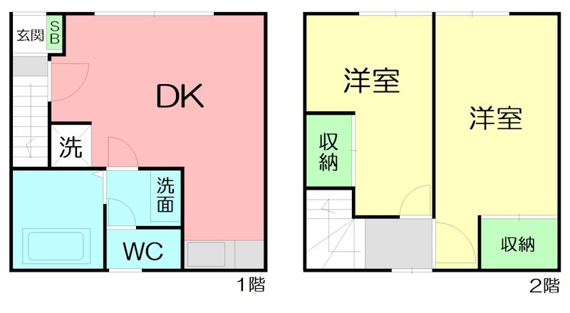 ハイツ市川の間取り