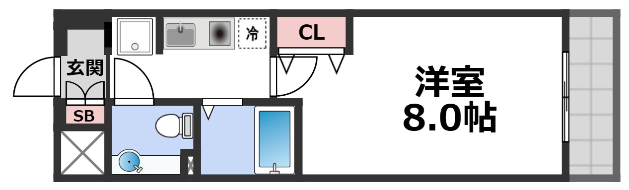 ロジェ今福鶴見の間取り