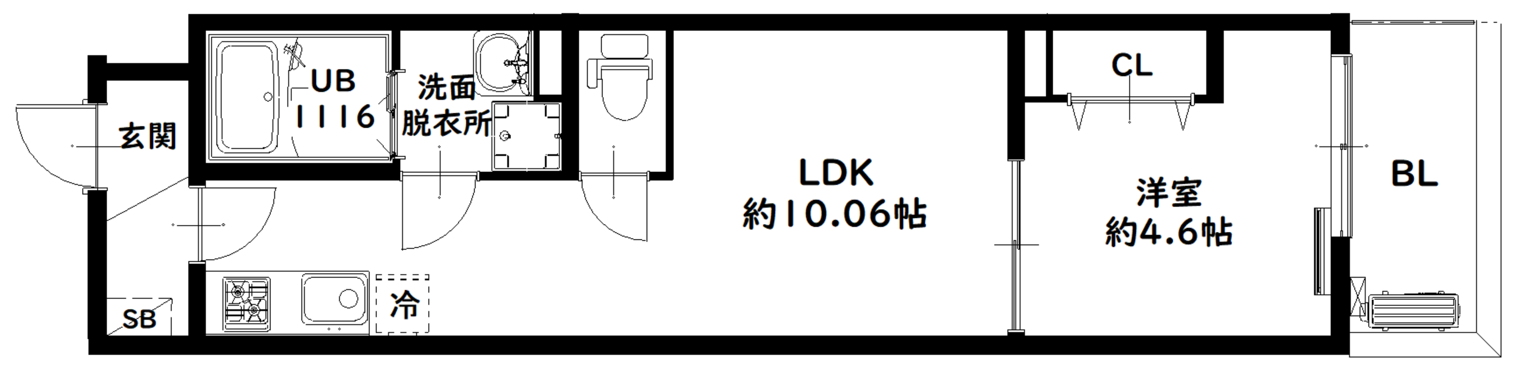 ニスム御崎の間取り