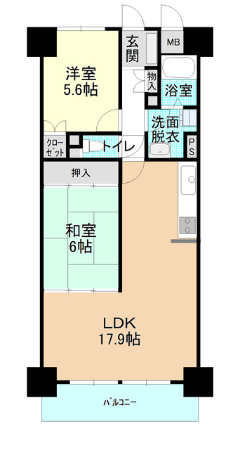 ダイヤモンドフォーラム東川の間取り