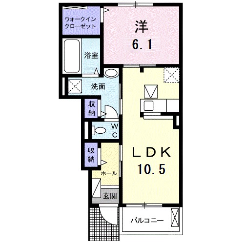 フォーエバー西山　Ｃの間取り