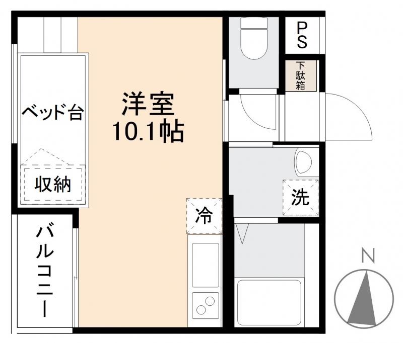 高松市瀬戸内町のマンションの間取り