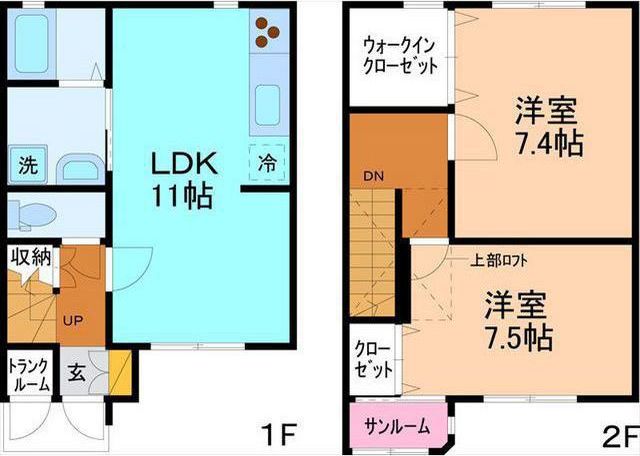 フラワーヒルの間取り