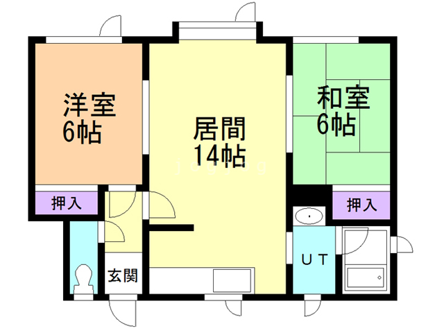 めぞんリラの間取り