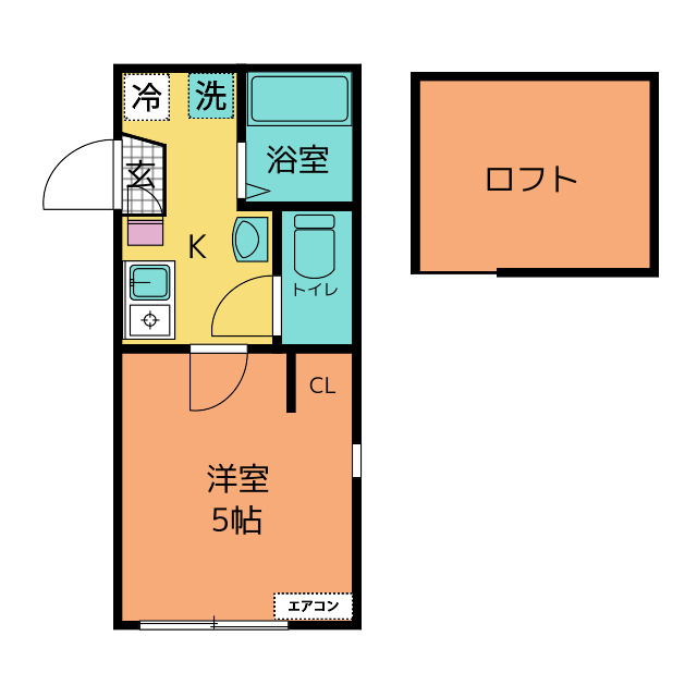 カーサミア追浜の間取り