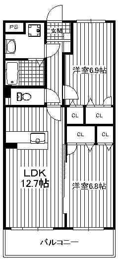 シエリズの間取り