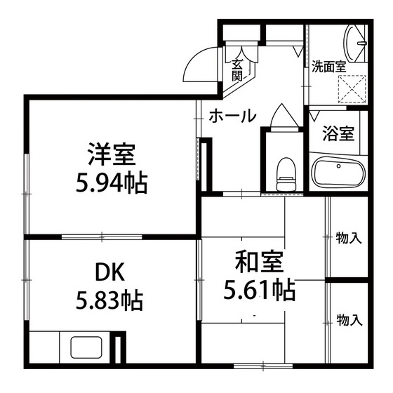 ラヴィーヌの間取り