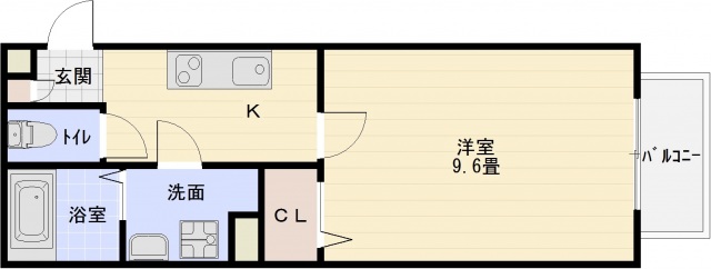 エスポワールAの間取り