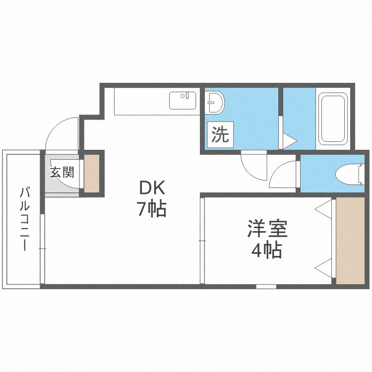 野間レジデンスの間取り