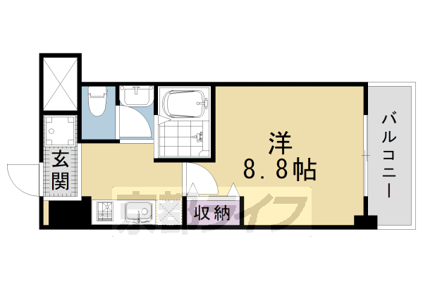 ＣＩＴＹ　ＳＰＩＲＥ烏丸御池の間取り