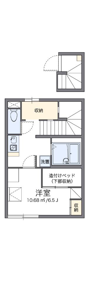レオパレスパピーズスプリングの間取り写真
