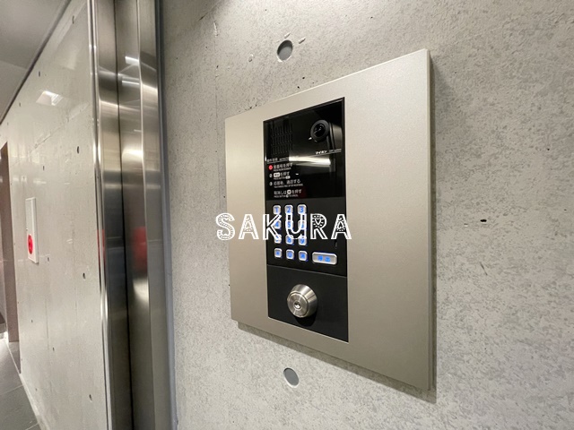 セキュリティ　女性の方でも安心のモニター付きオートロック♪