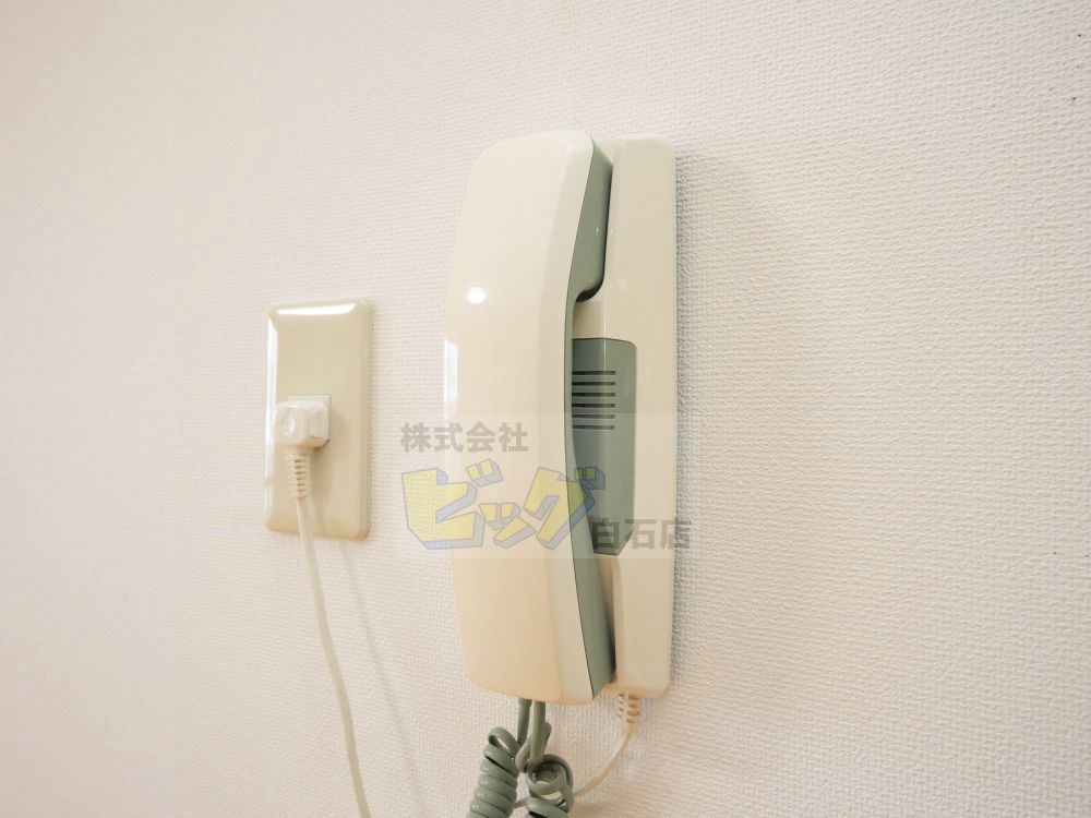 セキュリティ　安心のインターホン設備が付いています♪