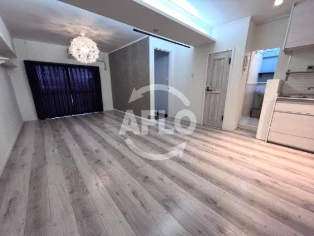 居室・リビング　生野コーポ　14帖の広いリビング