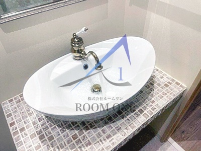 洗面設備　洗面台です。