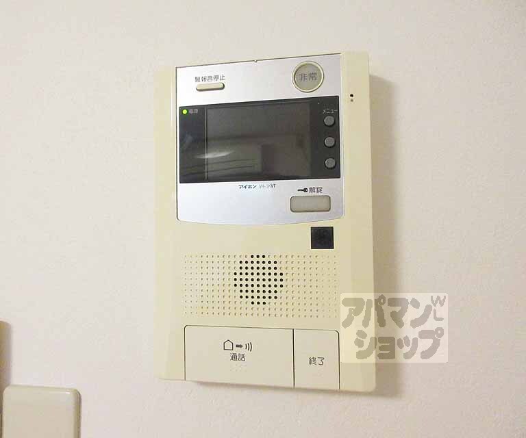 セキュリティ　モニター付きインターホン・