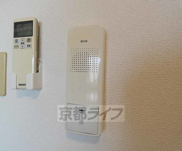 セキュリティ　来客も安心です。
