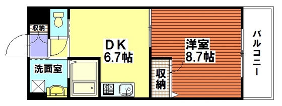 サンシャインヒルズの間取り写真